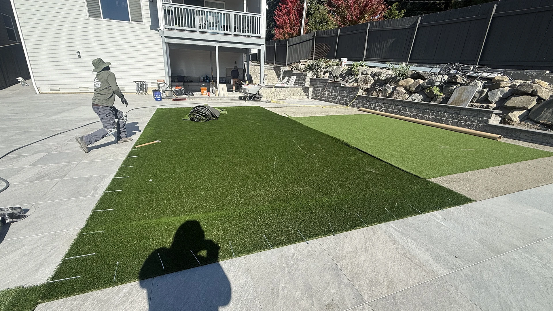 Backyard Landscaping in Kent, WA by Acosta Landstone, photo 12