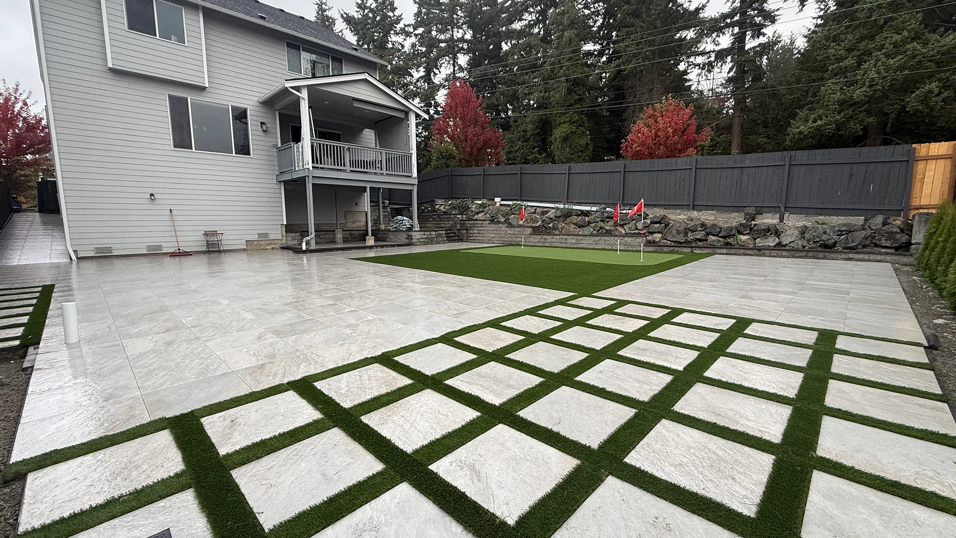 Backyard Landscaping in Kent, WA by Acosta Landstone, photo 20