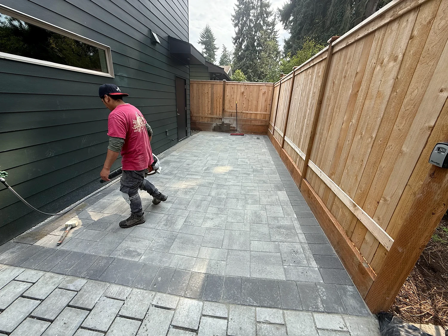 Professional pavement landscape project