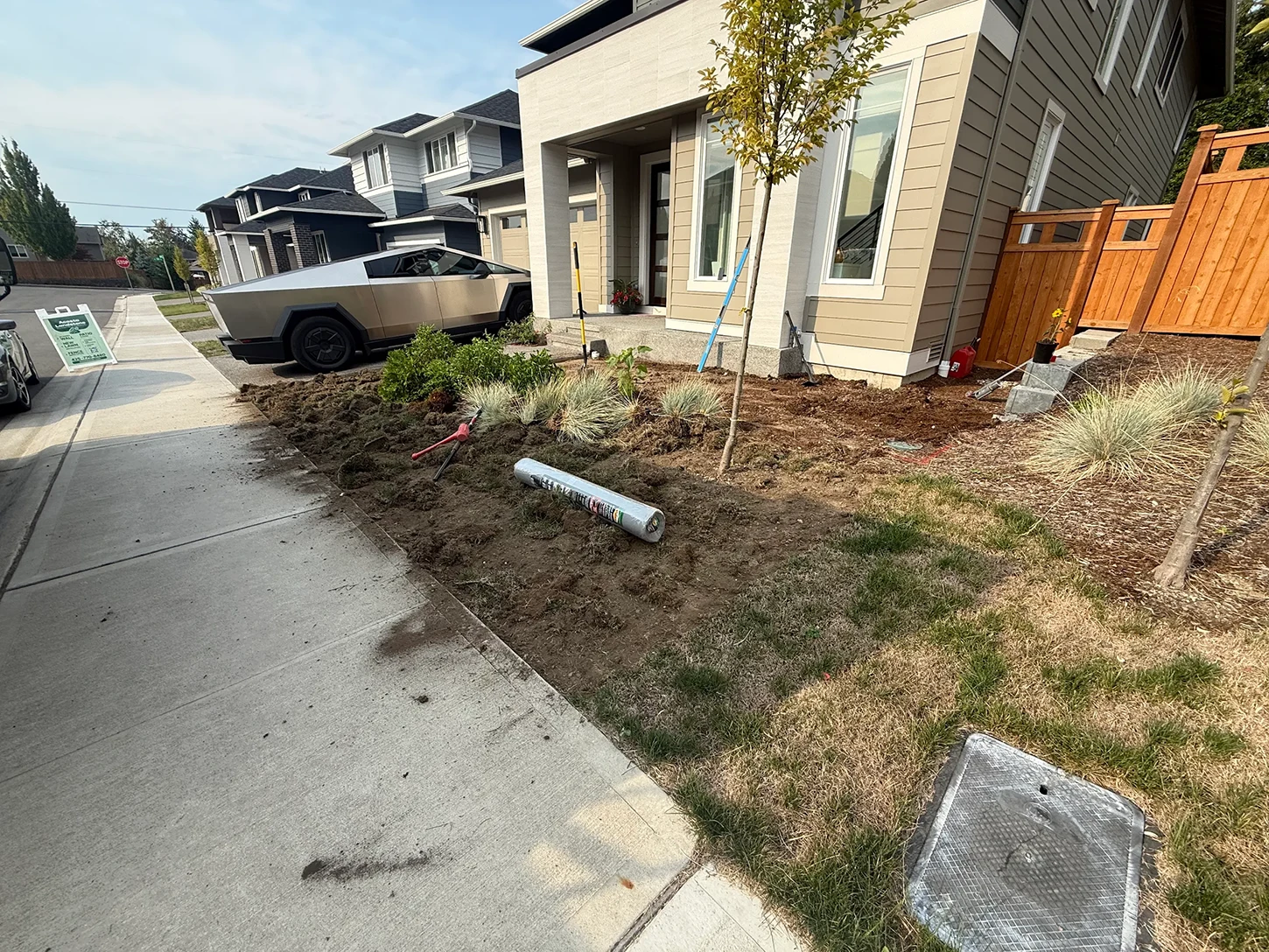 Front yard before