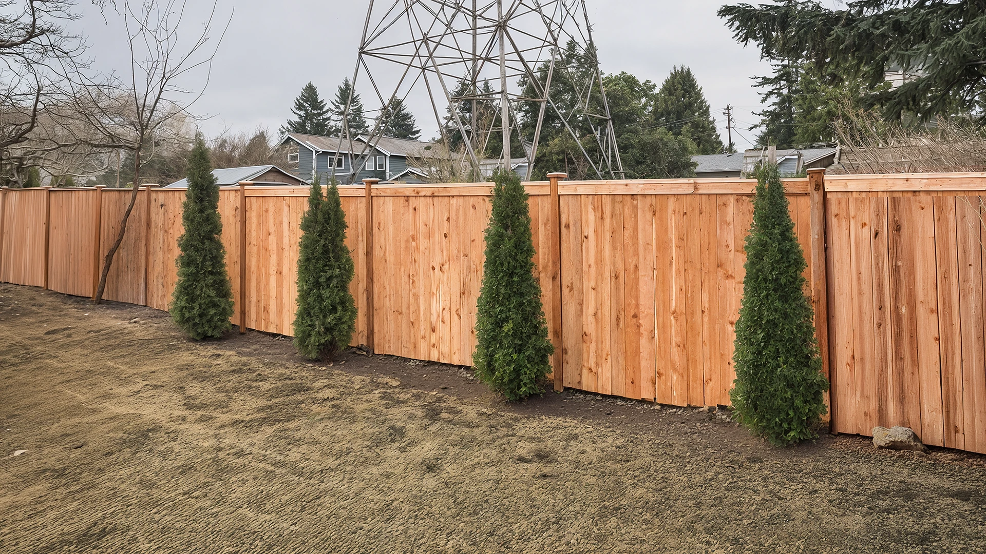Privacy Fence Renovation in Newcastle, WA by Acosta Landstone