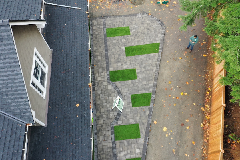 Finished outdoor project review photo