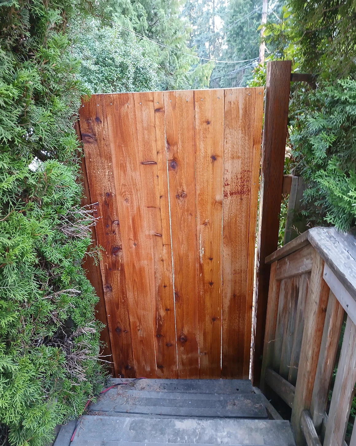 Second custom gate installation