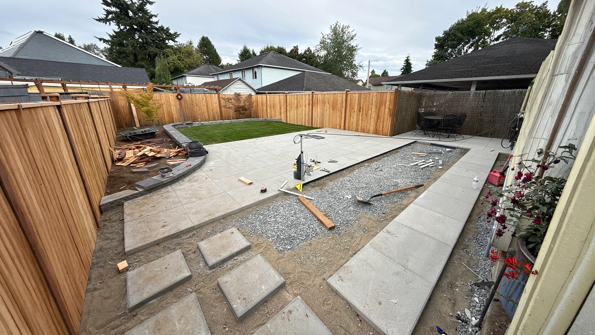 Backyard Landscaping in Snohomish, WA by Acosta Landstone, photo 10