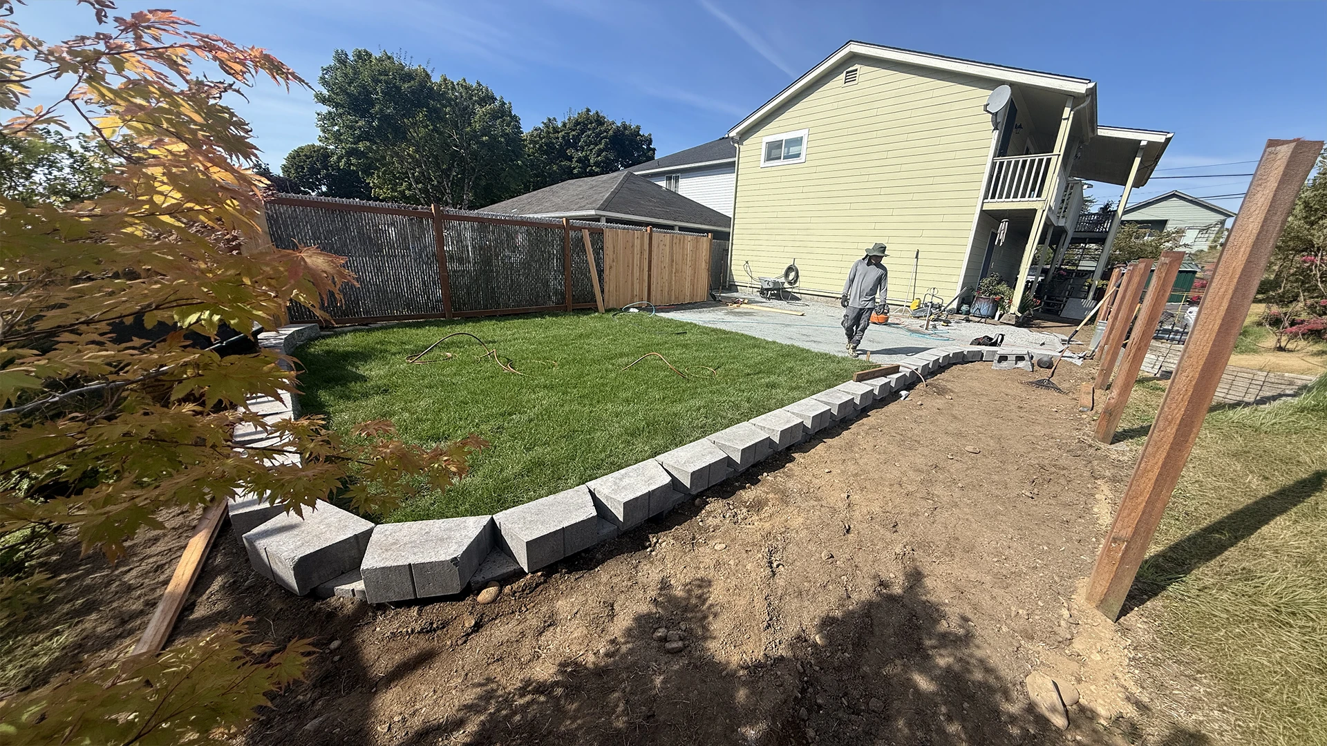 Backyard Landscaping in Snohomish, WA by Acosta Landstone, photo 11