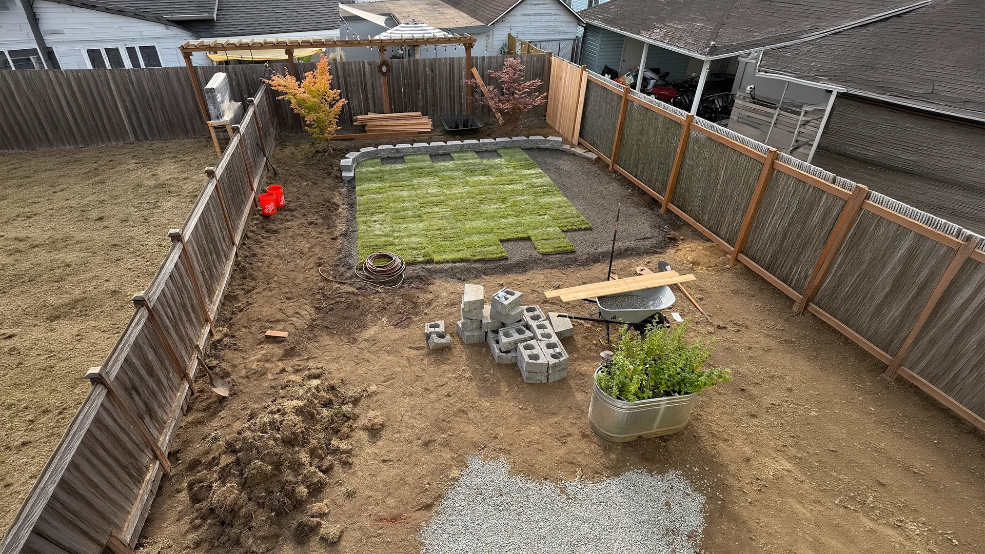 Backyard Landscaping in Snohomish, WA by Acosta Landstone, photo 6