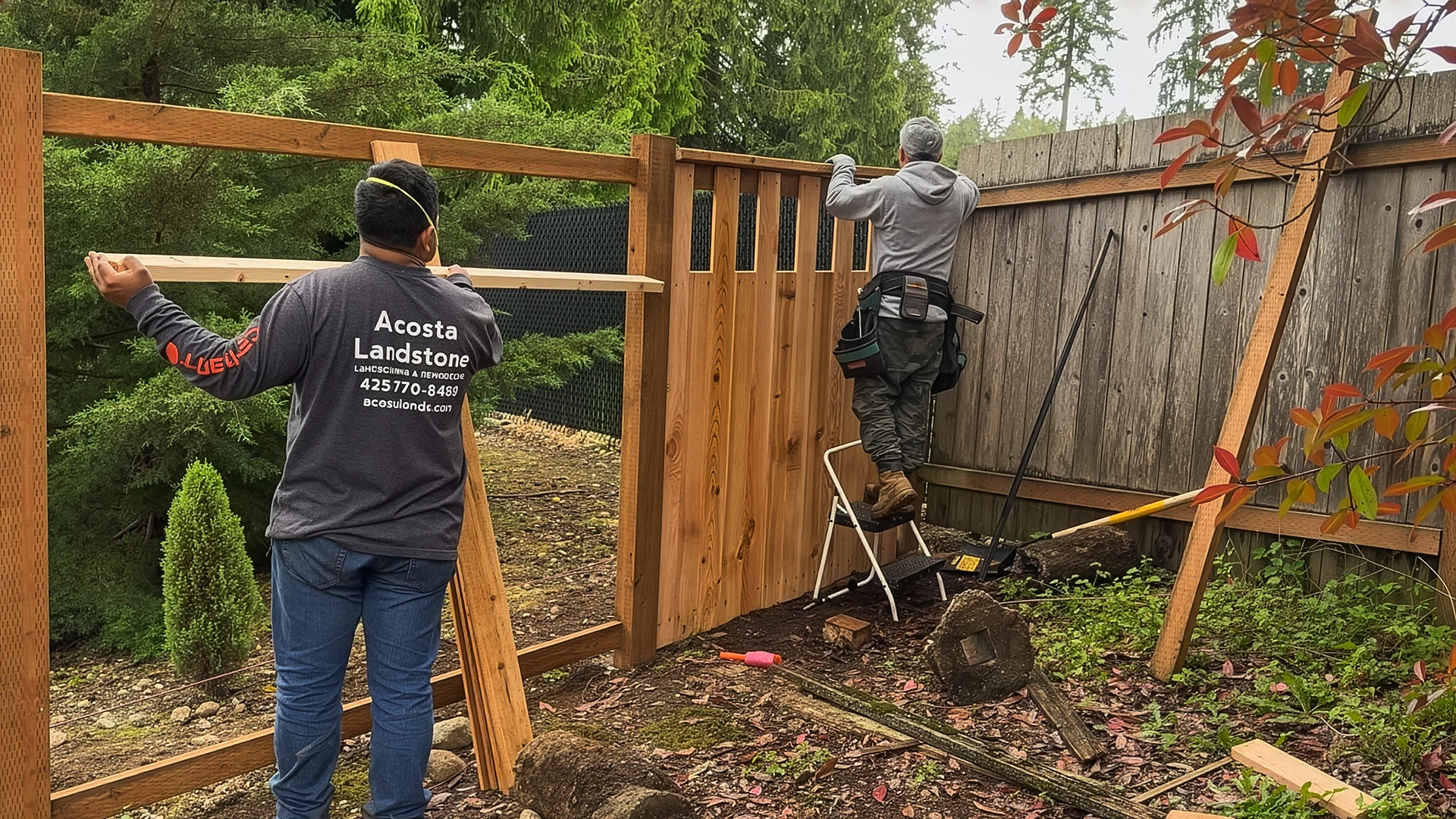 Fence Installation in Bonney Lake, WA by Acosta Landstone, photo 8