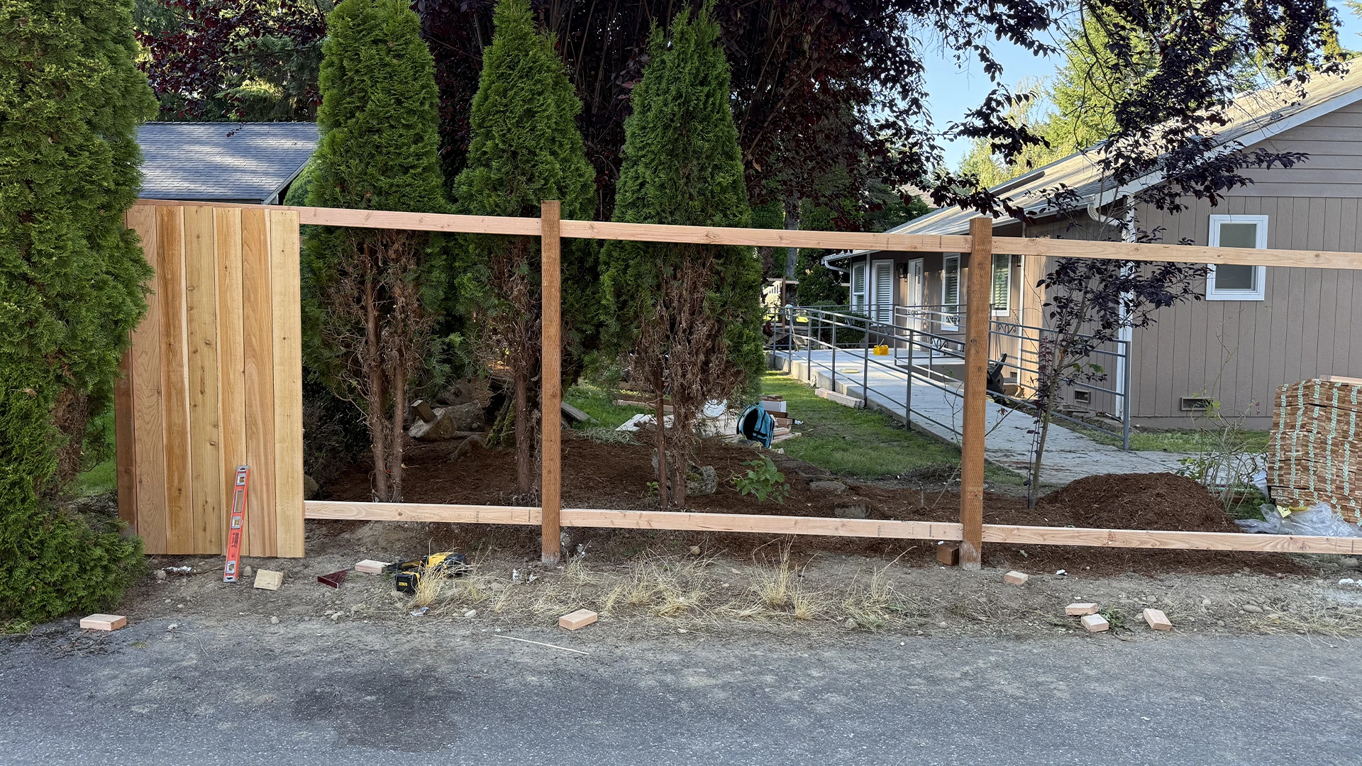 Fence Installation in Lake Stevens, WA by Acosta Landstone, photo 5