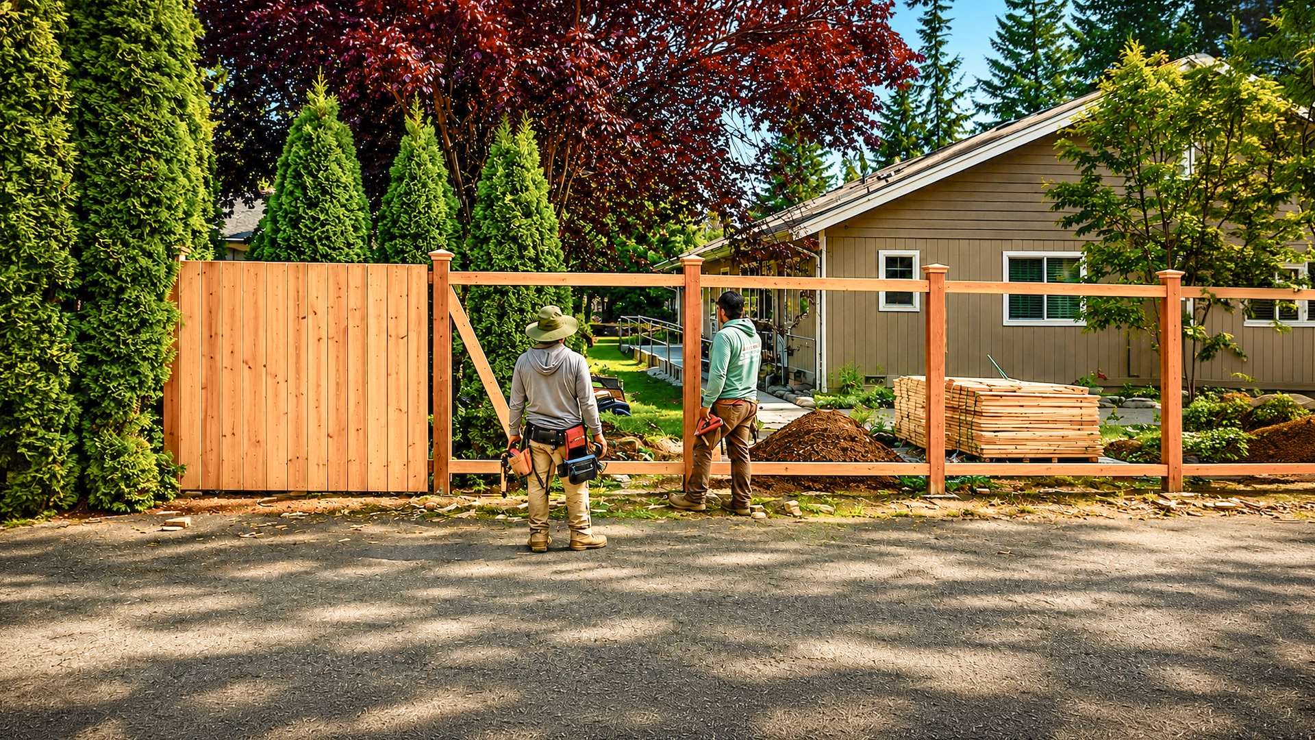 Fence Installation in Lake Stevens, WA by Acosta Landstone, photo 9