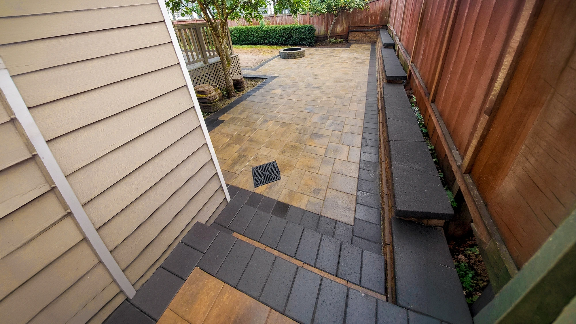 Paver Walkway & Backyard Patio Installation in Federal Way, WA by Acosta Landstone