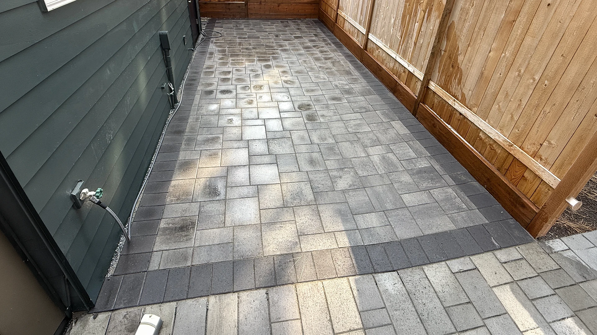 Side Yard Paver Renovation in Seattle, WA by Acosta Landstone