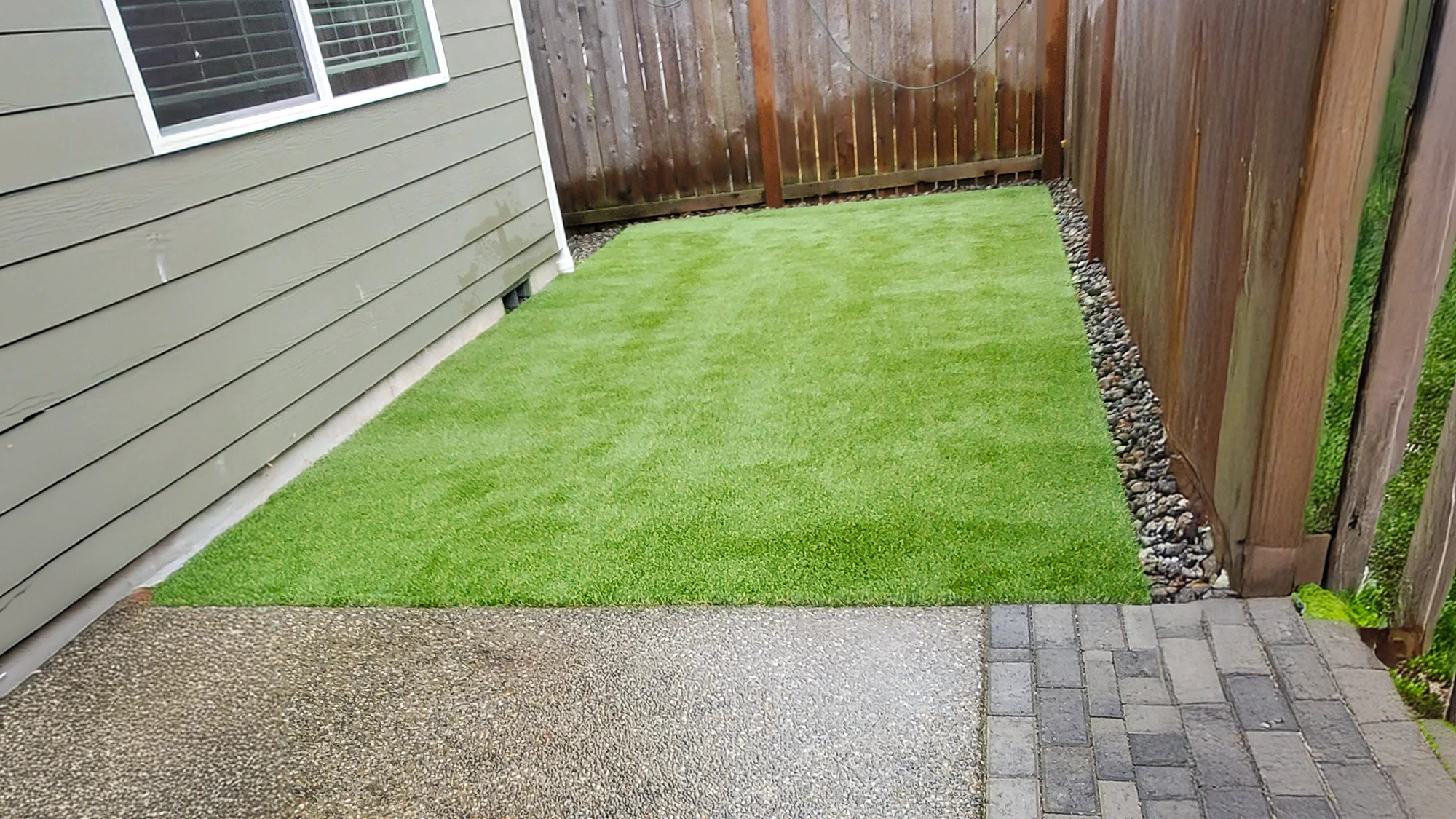 Front Yard Turf Renovation in Lynnwood, WA by Acosta Landstone
